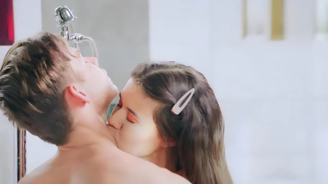 Beautifully Fucks A Brunette With Small Tits In The Bathtub