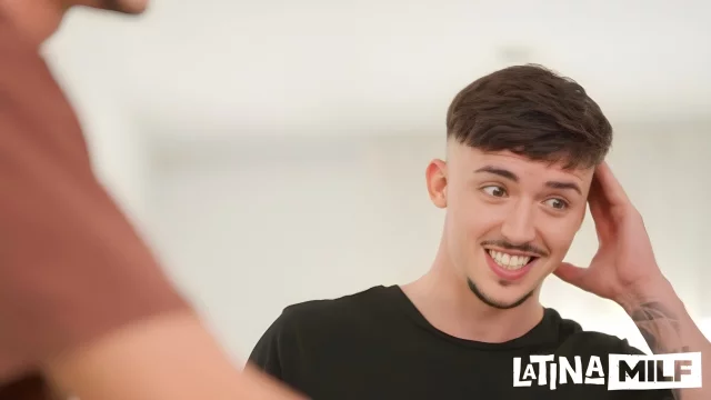 It Is The Stepmother Who Will Perfectly Handle Two Young Cocks